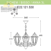 Подвесной уличный светильник Anna Sichem E22.120.S30.BYF1R Fumagalli  (2)