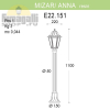 Наземный уличный светильник Anna Mizar E22.151.000.BXF1R Fumagalli  (2)