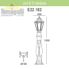 Наземный уличный светильник Anna IAFET R E22.162.000.BYF1R Fumagalli  (2)