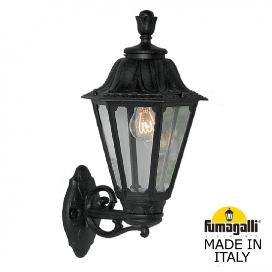 Настенный уличный светильник Bisso Rut E26.131.000.AXF1R Fumagalli