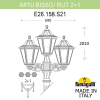 Наземный уличный светильник Artu Bisso Rut E26.158.S21.WXF1R Fumagalli (1)