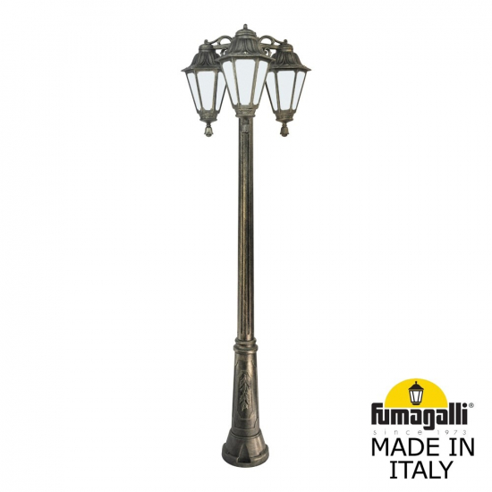 Наземный уличный светильник Ricu Bisso Rut E26.157.S30.BYF1RDN Fumagalli