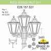 Наземный уличный светильник Ricu Bisso Rut E26.157.S31.AXF1R Fumagalli (1)