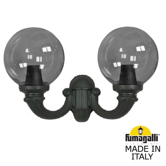 Настенный уличный светильник Mirra Globe 300 G30.142.000.AZF1R Fumagalli