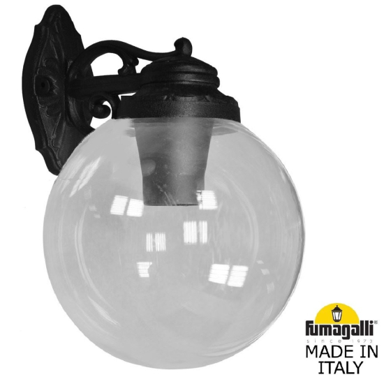 Настенный уличный светильник Bisso Globe 300 G30.131.000.AXF1RDN Fumagalli