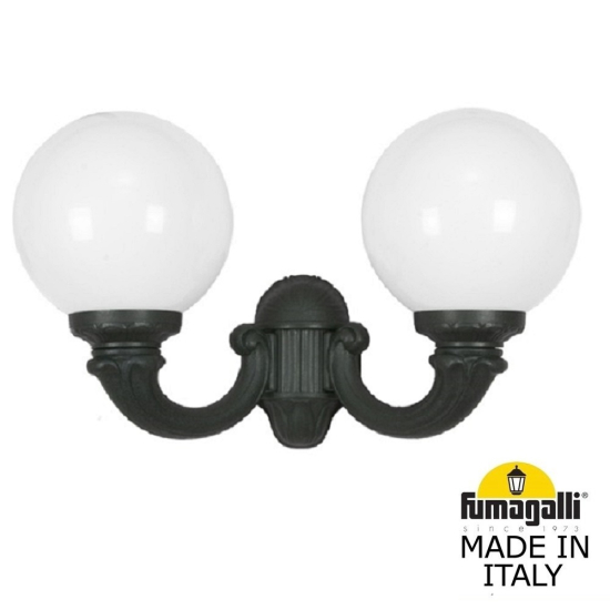 Настенный уличный светильник Mirra Globe 300 G30.142.000.AYF1R Fumagalli