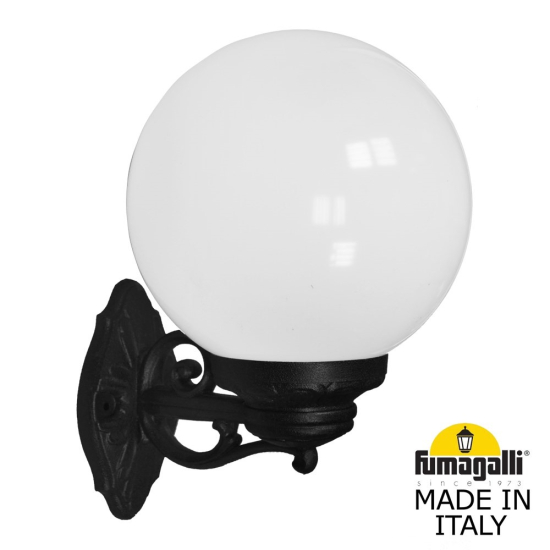 Настенный уличный светильник Bisso Globe 250 G25.131.000.AYF1R Fumagalli