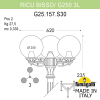 Уличный фонарь Ricu Bisso Globe 250  G25.157.S30.WYF1R Fumagalli (2)