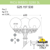 Уличный фонарь Ricu Bisso Globe 250  G25.157.S30.WXF1R Fumagalli (2)