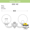 Настенный уличный светильник Mirra Globe 300 G30.142.000.WYF1R Fumagalli (1)