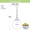 Подвесной уличный светильник Sichem Globe 300 G30.120.000.WYF1R Fumagalli (2)