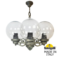 Подвесной уличный светильник Sichem Bisso Globe 250  G25.120.S30.BXF1R Fumagalli