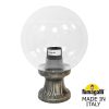 Фонарь на постамент Microlot Globe 250 G25.110.000.BXF1R Fumagalli (1)
