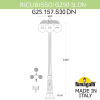 Уличный фонарь Ricu Bisso Globe 250 G25.157.S30.VYF1RDN Fumagalli (1)