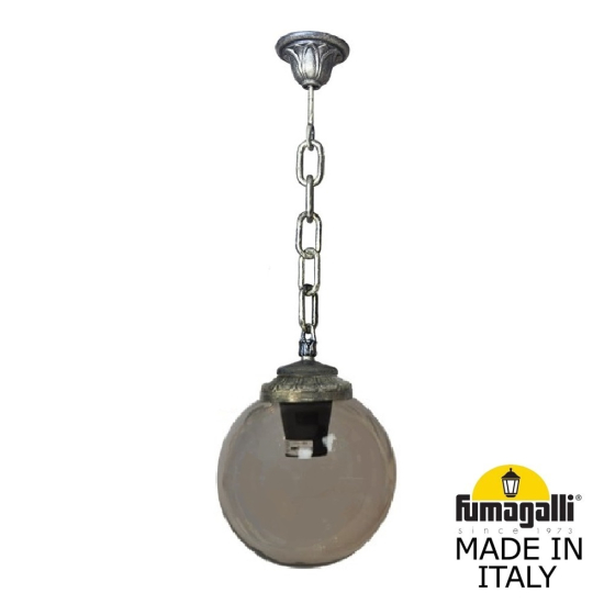 Подвесной уличный светильник Sichem Globe 250 G25.120.000.BZF1R Fumagalli