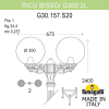Уличный фонарь Ricu Bisso Globe 300  G30.157.S20.WXF1R Fumagalli (1)