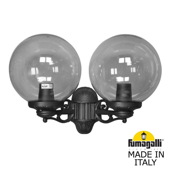 Настенный уличный светильник Porpora Globe 300 G30.141.000.AZF1R Fumagalli
