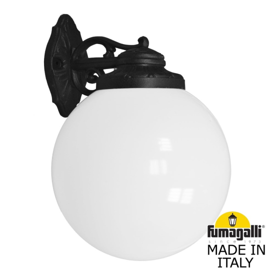Настенный уличный светильник Bisso Globe 300 G30.131.000.AYF1RDN Fumagalli
