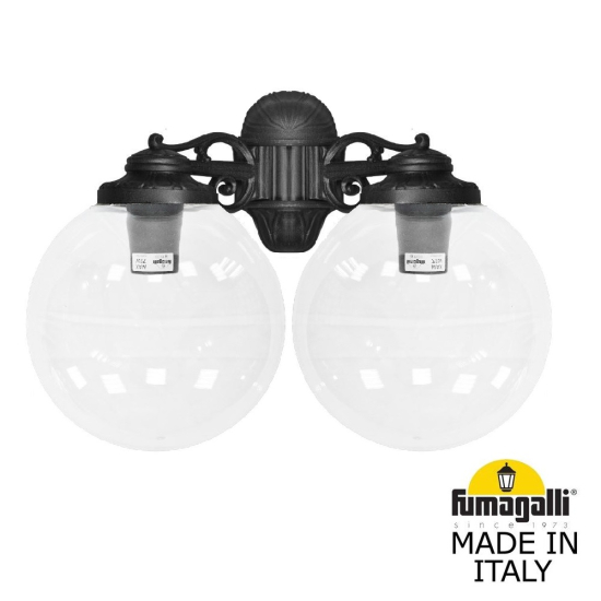 Настенный уличный светильник Porpora Globe 300 G30.141.000.AXF1RDN Fumagalli