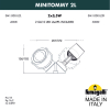 Фасадный светильник Fumagalli MiniTommy 2L. 3M1.000.000.LXU2L (3)