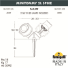 Ландшафтный светильник Fumagalli MiniTommy 2L Spike 3M1.001.000.LXU2L (3)