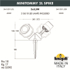 Ландшафтный светильник Fumagalli MiniTommy 2L Spike 3M1.001.000.WXU2L (3)