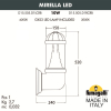 Настенный уличный светильник Fumagalli Mirella D15.505.000.AXD1L.CRB (3)
