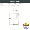 Настенный уличный светильник Fumagalli Carlo WALL DR1.570.000.AXU1L (2)