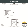 Настенный уличный светильник Fumagalli Ester WALL DS1.560.000.LXD1L (2)