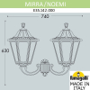 Настенный уличный светильник Fumagalli MIRRA Noemi E35.142.000.AXH27 (2)