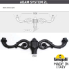 Парковый фонарь Fumagalli Tabor Adam Noemi 2L E35.205.M20.WYH27 (5)