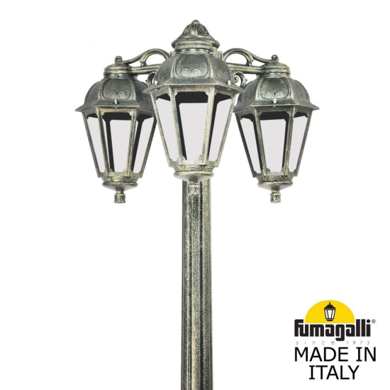 Парковый фонарь Fumagalli GIGI Bisso Saba 3L DN K22.156.S30.BXF1RDN