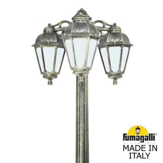 Парковый фонарь Fumagalli Ricu Bisso Saba 3L DN K22.157.S30.BYF1RDN