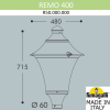 Уличный фонарь на столб Fumagalli Remo R50.000.000.LXD6L (3)