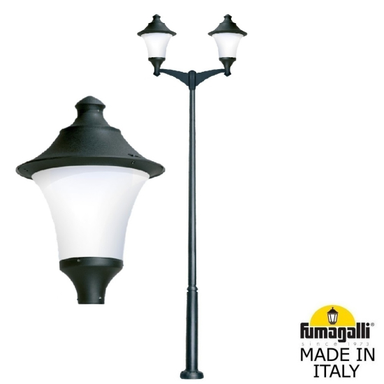 Парковый фонарь Fumagalli Ektor 4000 MidiPilar Remo 2L R50.372.A20.AYE27