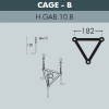 Парковый фонарь Fumagalli GIGI Bisso Cefa 3L DN U23.156.S30.WYF1R DN (4)