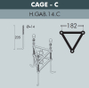 Парковый фонарь Fumagalli Nebo Ofir Cefa 3L U23.202.R30.WYF1R (2)